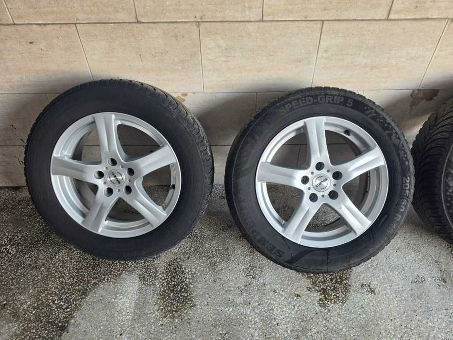 4бр гуми с алуминиеви джанти за Audi, VW, Seat, Skoda
