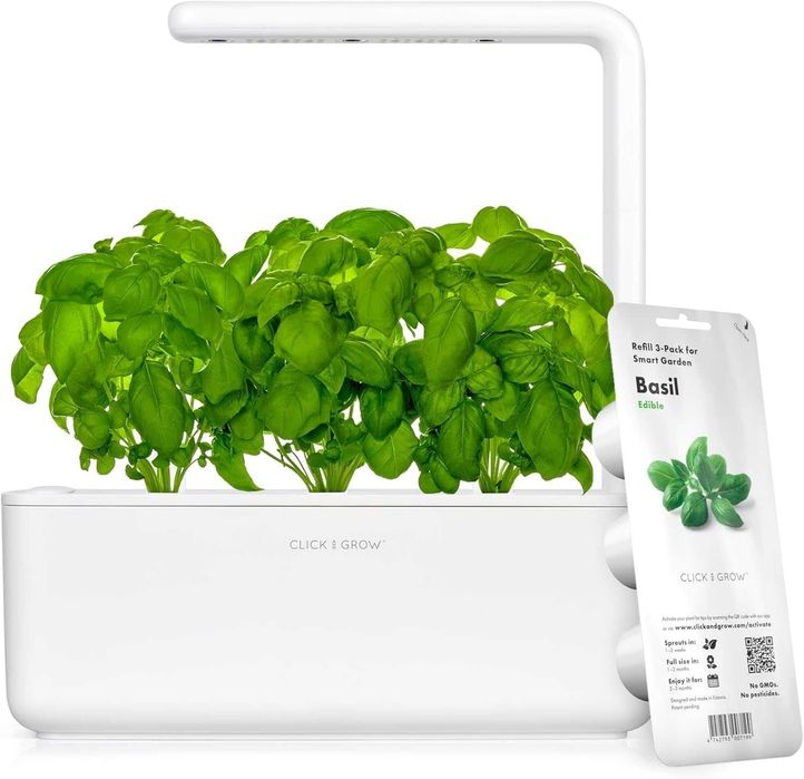 Комплект за градинарство с билки на закрито Click & Grow с лампа за отглеждане