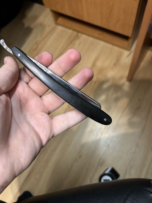 Античен немски прав бръснач Paul Springer PASCHA (около 1900-1930)