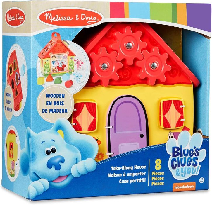 Melissa and Doug Дървена къщичка с активности Загадките на Блу