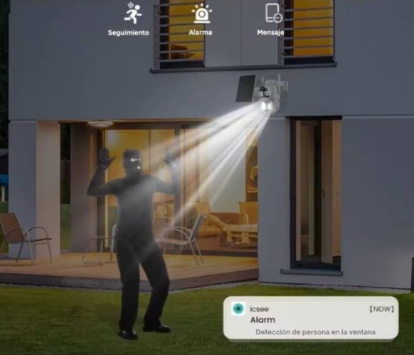 12 МРХ ICsee Соларна камера камера с соларен панел охранителна камера