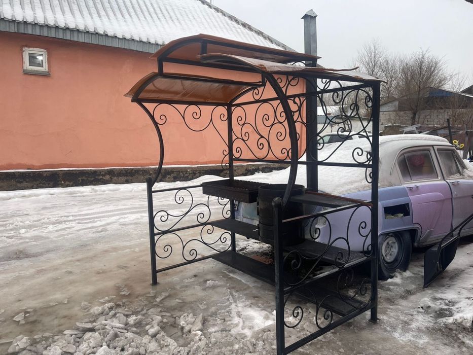 Мангальная зона стационарная