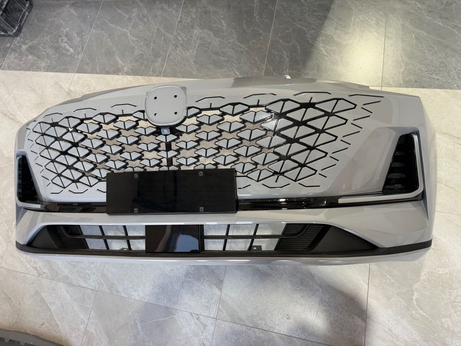 Передний бампер Changan 55 Plus  Атомный серый
