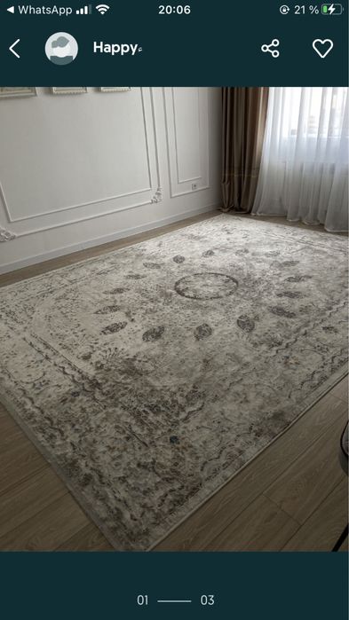 Иранский ковёр отличного качества