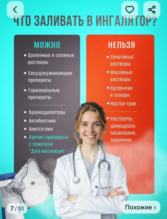 Ингалятор небулайзер