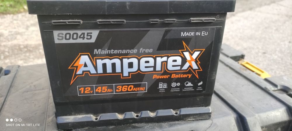 Акумулатор 45Ah AmpereX Почти Нов Akumulator