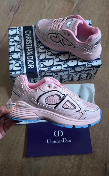 Дамски естествена кожа луксозни обувки маратонки D*io*r