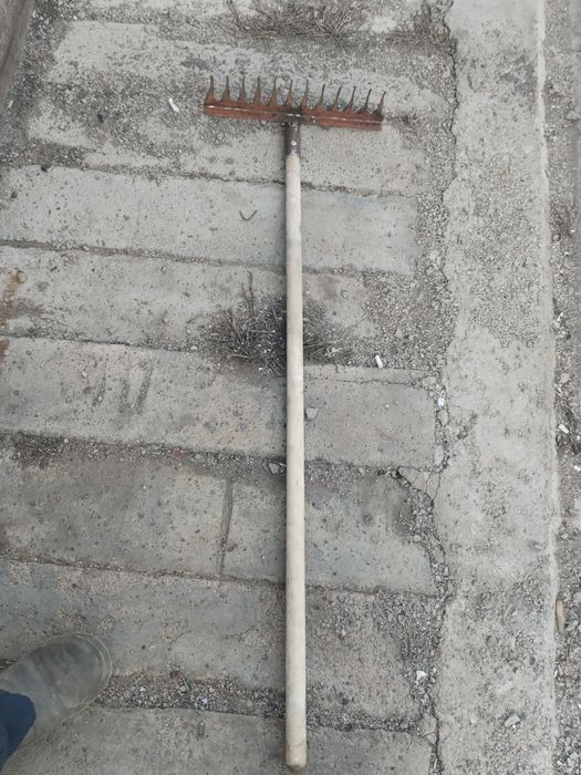 Грабли  с черенком