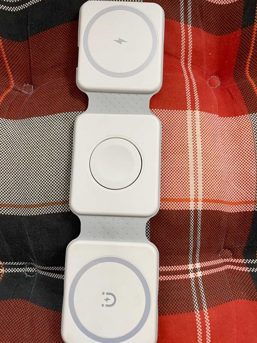 Incarcator wireless magnetic 3 in 1 universal, pliabil