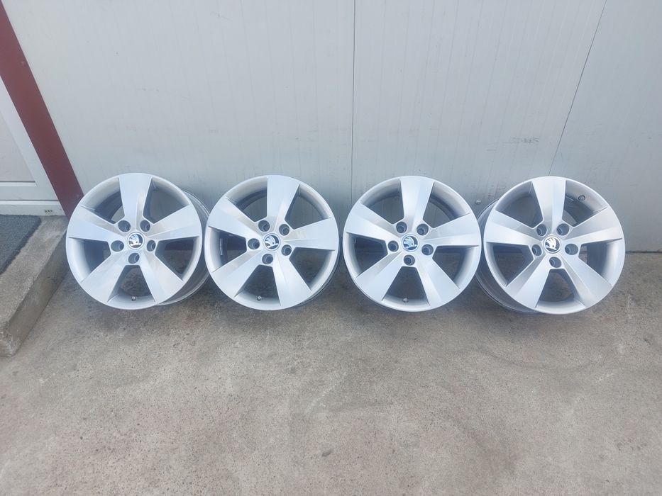 Jante aluminiu originale r16 / Skoda Vw Audi Seat MG / 5x112