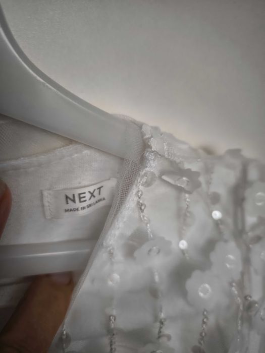 Rochie alba Next 140cm