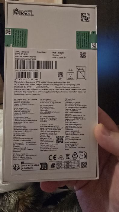 Oppo A6 Pro 5G 8GB Ram 256GB Rom Чисто Нов Неразопакован