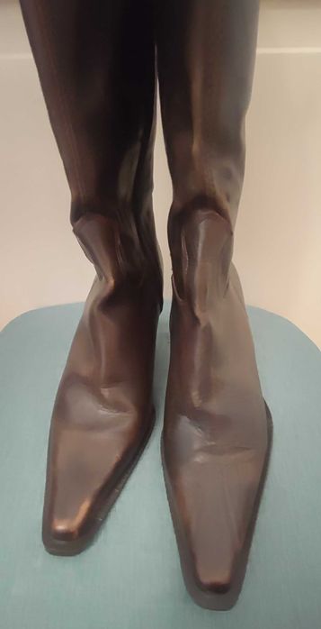 Дамски кожени боти Gino Rossi Lavorazione Artigiana 40 номер