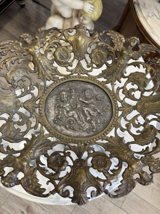 Fructiera baroc din bronz masiv