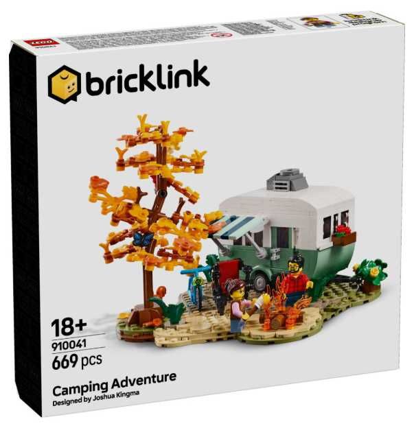 Lego BrickLink: 910052 - Popcorn Wagon, 910030 - Snack Shack, 910041 - Camping Adventure