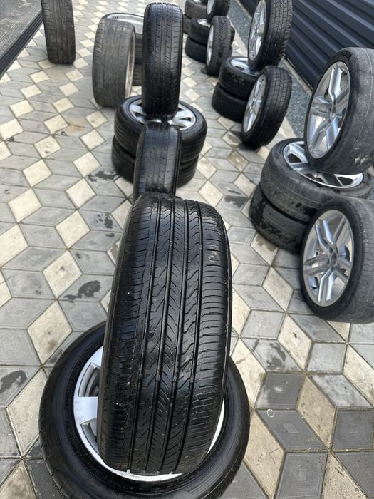 Jante aliaj Mercedes Benz 5x112  5 x 120 R16 + cauciucuri 205 / 55 / R16 A2044011102 et 43