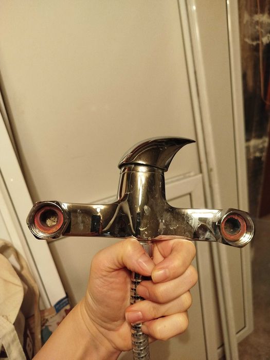 Grohe душ колона и батерия смесител за баня със слушалка