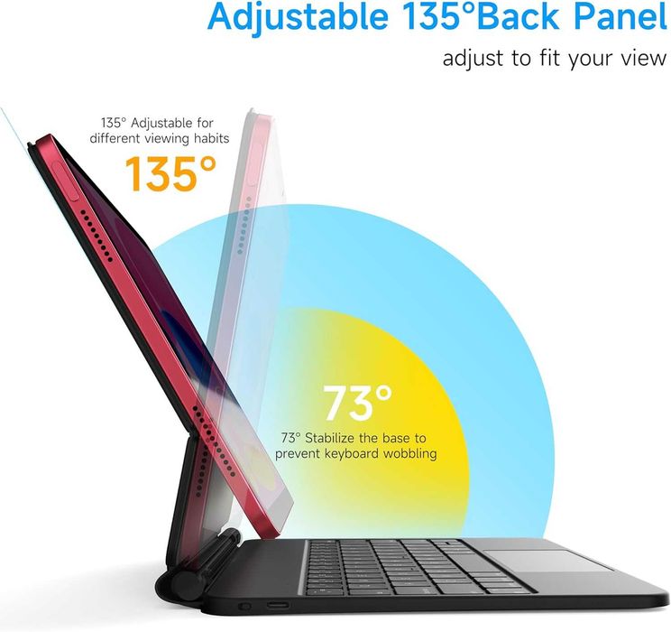 HOU Mofa Keyboard Case for 10.9 inch pentru iPad 10