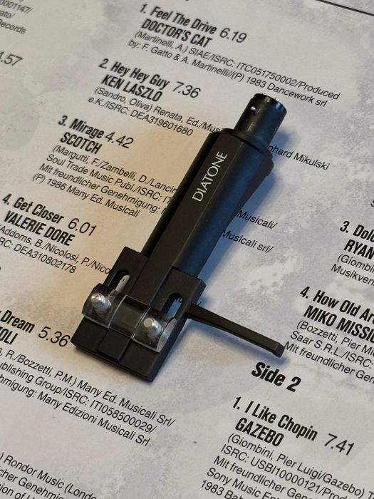 Шелл DIATONE для винилового проигрывателя.