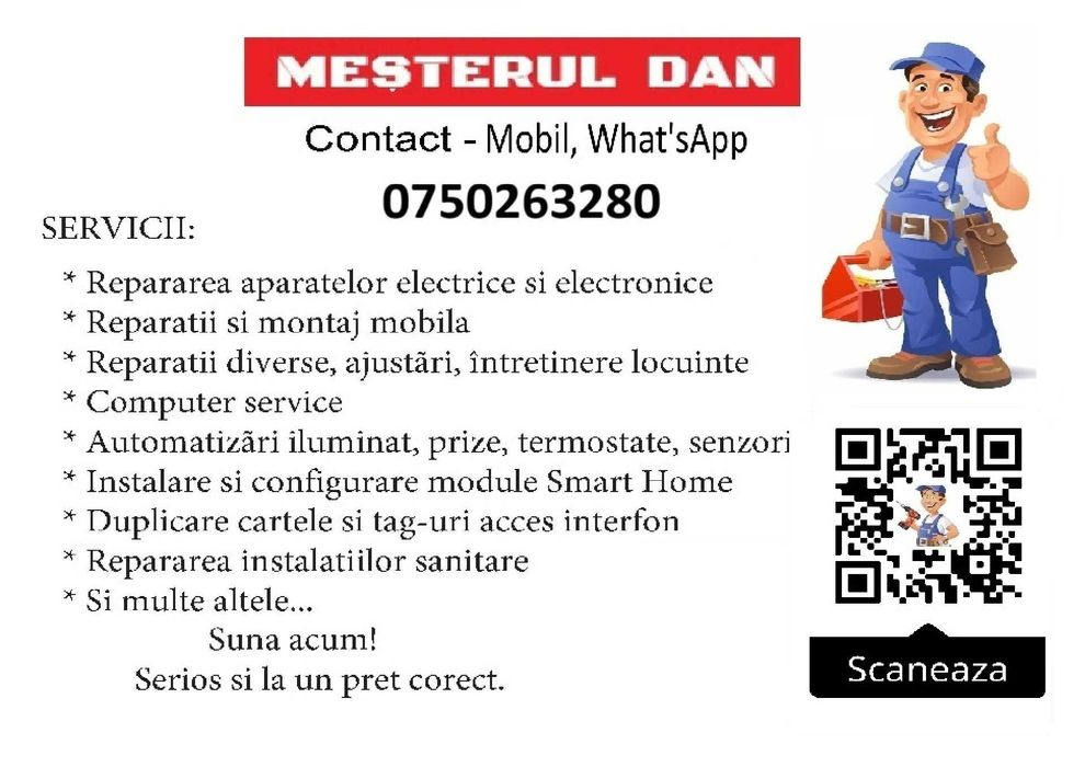 Reparații la tine acasă