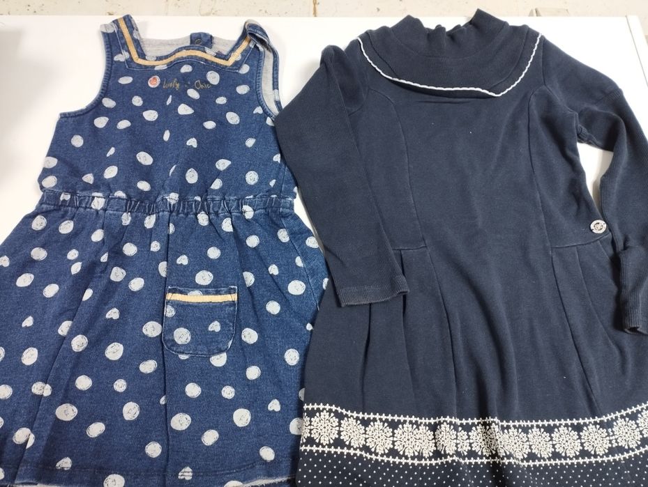 Голям лот яке, блузки, клинове, дънки, рокли 110-116 см лота яке, блуз