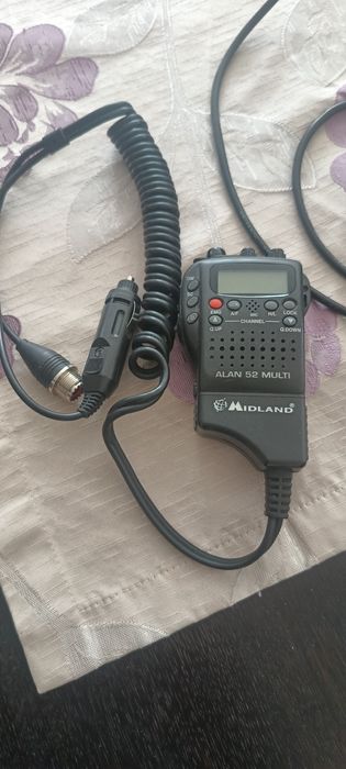 Statie auto Midland Alan 52 multi și antena Volltop CB 875