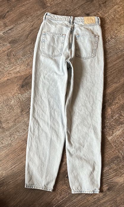 Светлосини дънки Zara Mom jeans