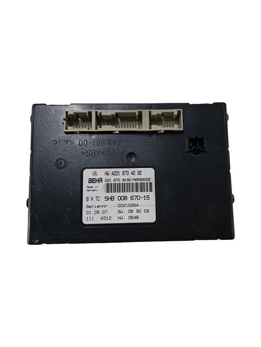 Modul De Confort Mercedes-Benz S-Class Ii W221, C215 2005 - 2013 A2218