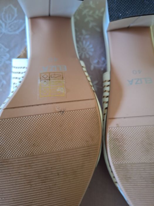 Дамски обувки с отворена пета.