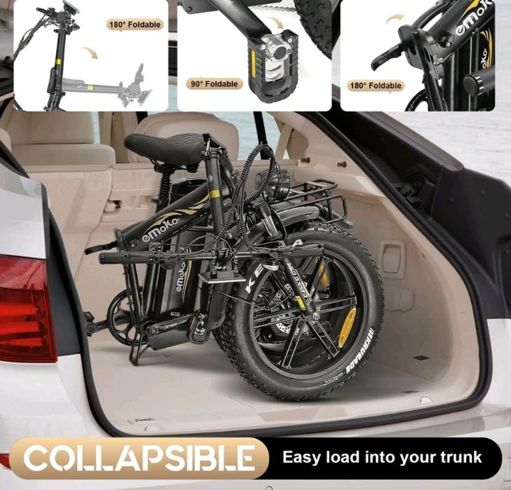 НОВО!!! Електрически Велосипед Emoko C94 750W 48V/35Ah 50 км.ч.