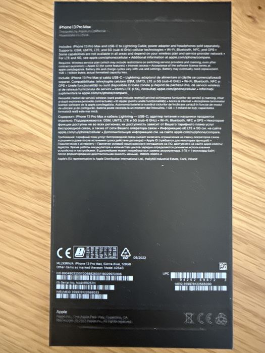 Iphone 13 Pro Max de 128