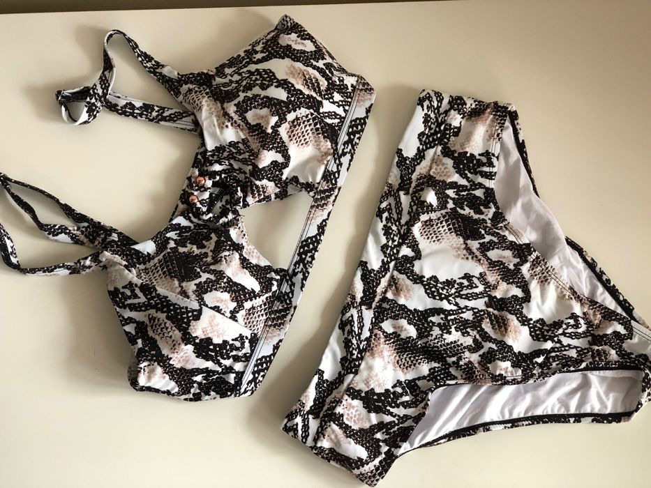 Costum de baie 2 piese Snakeprint - L