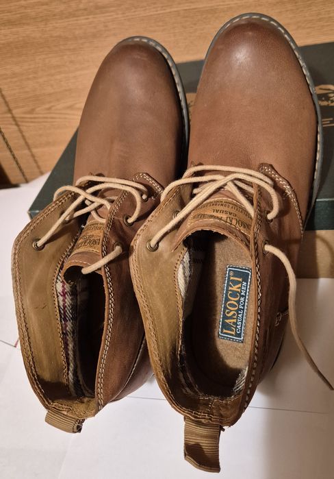 Ghete piele naturală Lasocki for Men casual M43