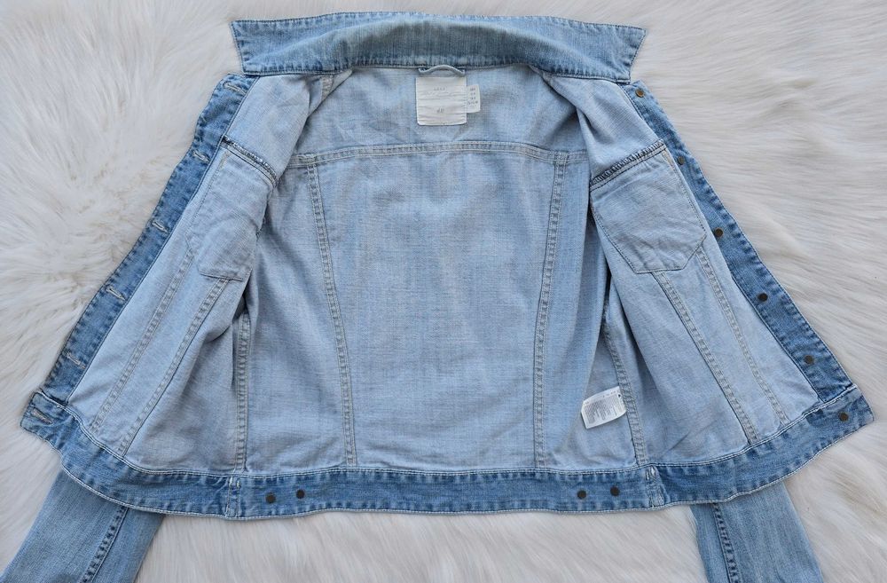 Дънково яке100см. Ръкав 63см. H&M Размер Л- ХЛ