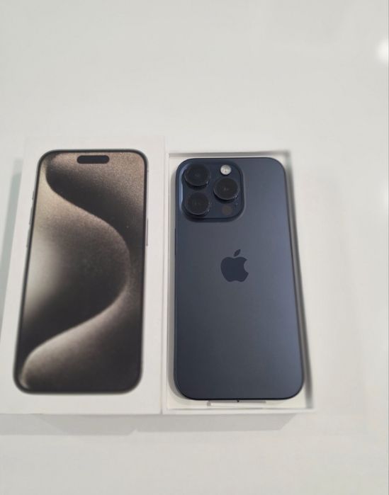 Като нов ! iphone 15 Pro 128gb blue