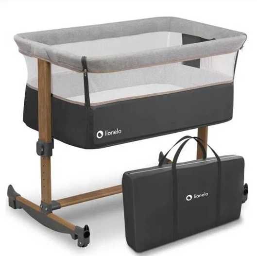 Детска кошара Co-Sleeper с люлка Lionelo Leonie, Beige Sand