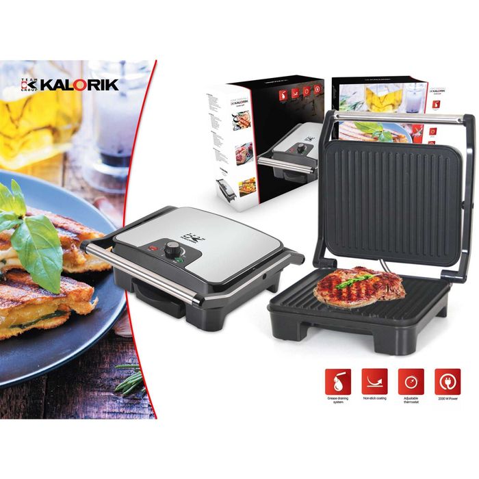 НОВ Несмки Контактен Грил с ГАРАНЦИЯ Kalorik TKG COG 1000
