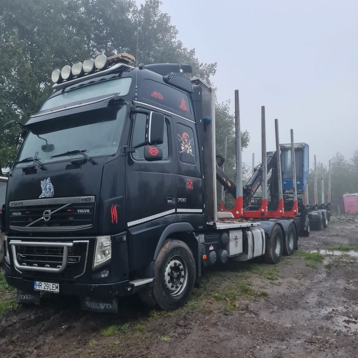 Volvo FH16 700 Forestier cu macara Loglift