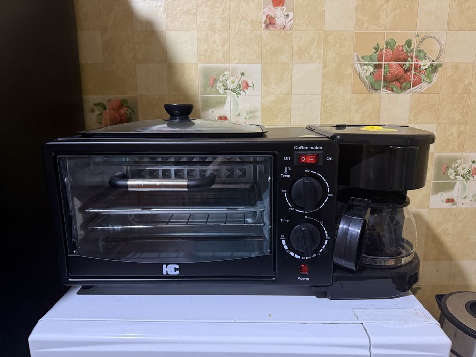 Мини духовка 3в1