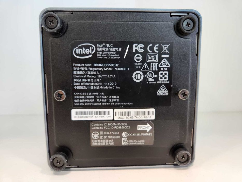 Mini PC Intel NUC8BEH i5-8259U (Ag8 Tudor1/B74268) – Garantie 2 Ani!