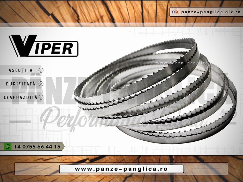 Panza banzic VIPER 4200x40 fierastrau panglica banda debitare bustean