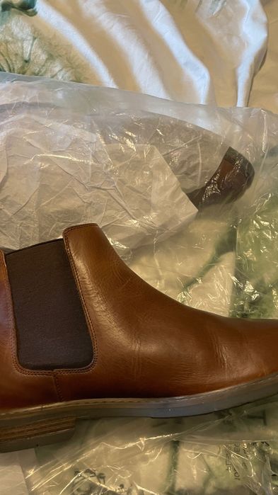 Pantofi piele maro mărimea 46