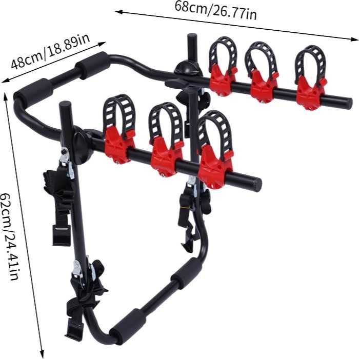 Сгъваем вело багажник за кола Automat, Тройна стойка за велосипеди