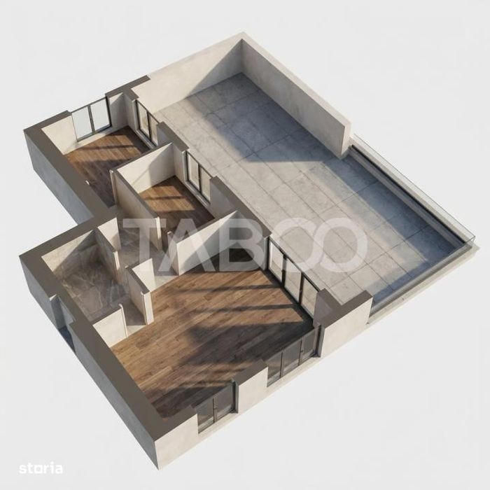 COMISION 0 - Penthouse de vanzare cu terasa de 97 mp in Doamna Stanca