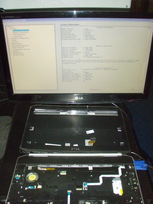 Dezmembrez Dell Latitude E4520 Celeron B840, i3-2350m, E4520m cu T6670