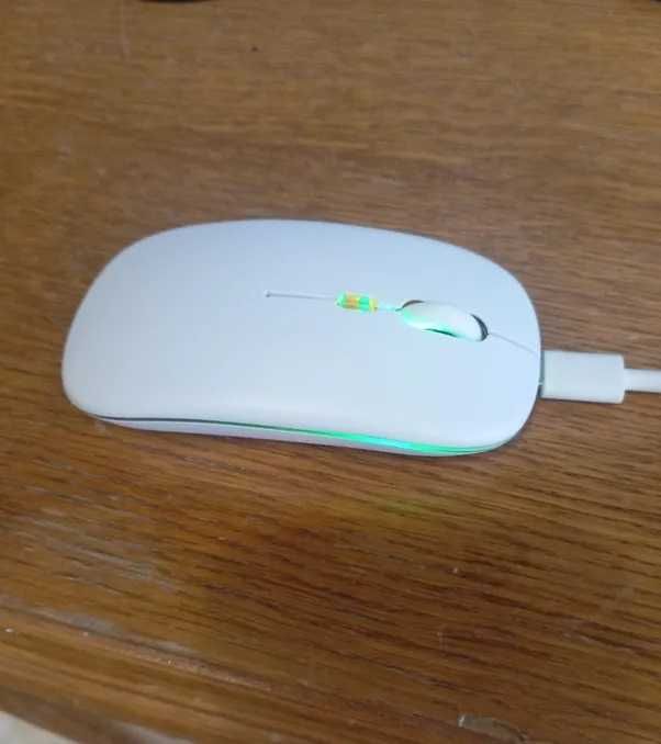 Безжична мишка, Bluetooth 5.0 и 2.4G двоен режим,1600 dpi,Акумулаторна