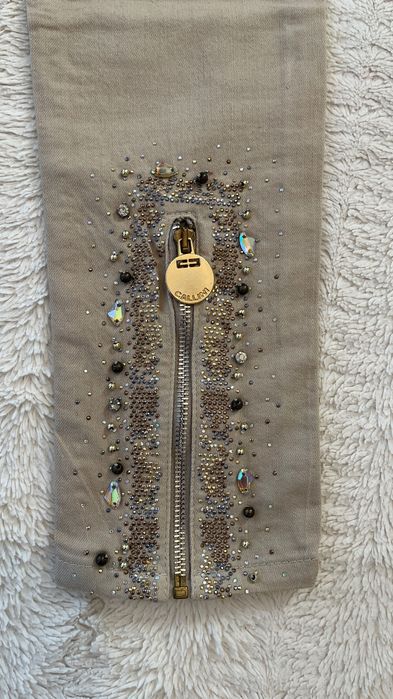 Луксозен панталон с камъни