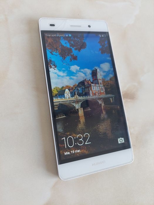 Vând Huawei P8 Lite alb fără probleme + folie de protecție BONUS /poze