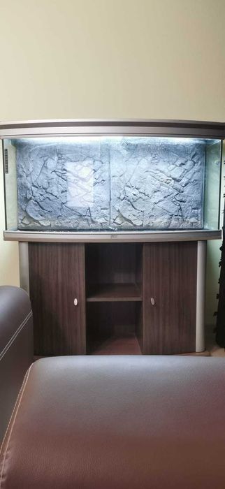 Acvariu AluDekor 120 oval / Background 3D / sistem CO2