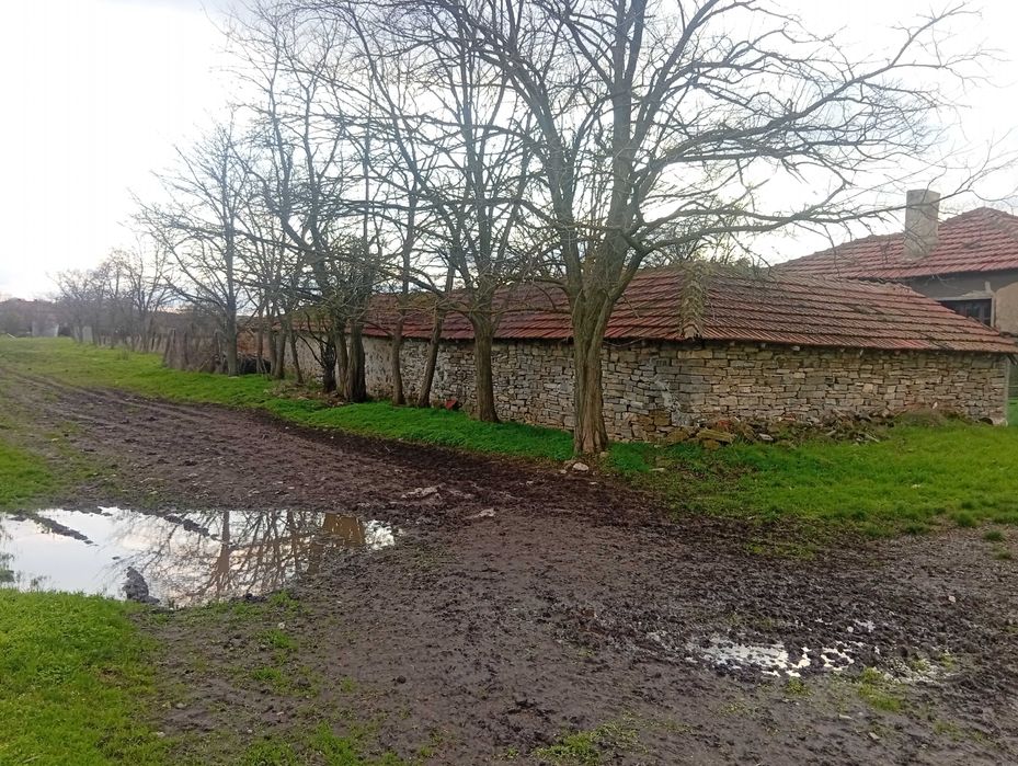 къща с двор с. Биково